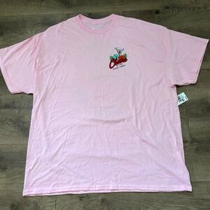 Men's Retrofit 100% Cotton "Cheers To The Good Times" Pink Graphic Tee